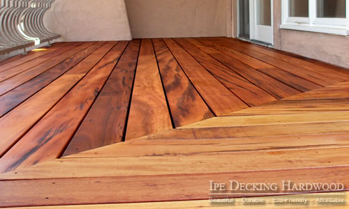 Tigerwood deck materials